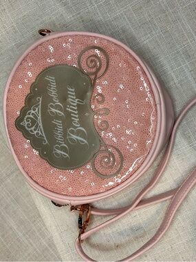 Disney Pink Sequin Round Crossbody Bag